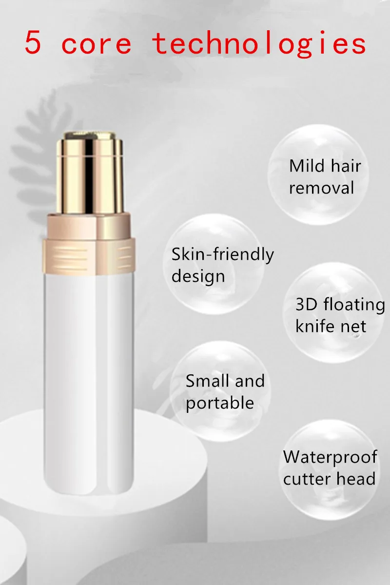 Usb зарядка портативный Электрический эпилятор средство для безболезненного удаления волос Эпилятор Триммер для бровей Бритва для лица губ щек женщин 20#1023