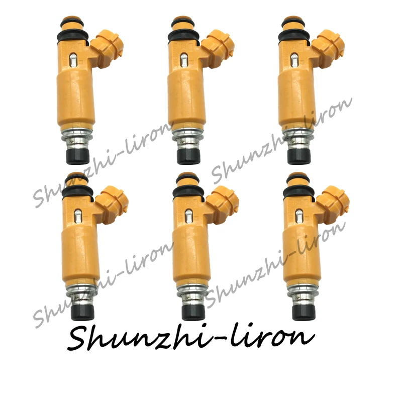 6 шт. Топливные форсунки для Mitsubishi Montero Sport 3.5L 1998-2004 195500-3300 195003300