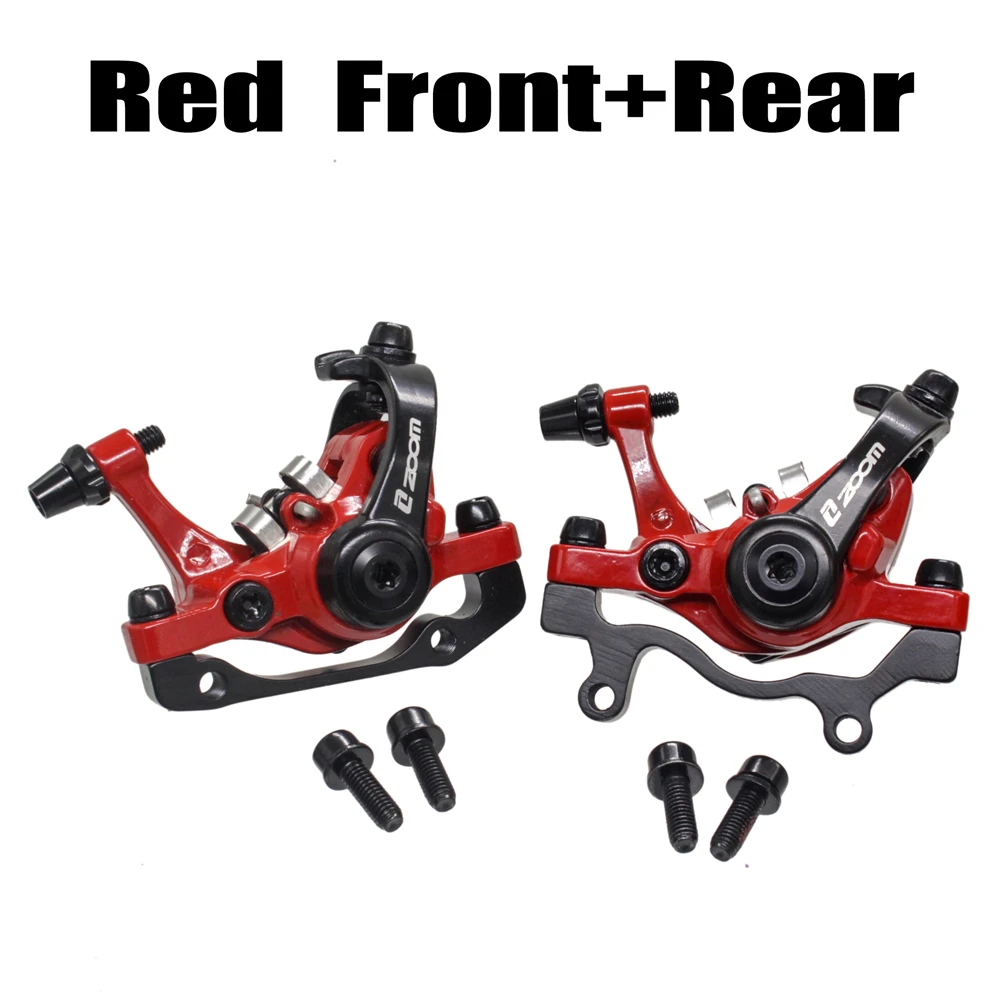 ZOOM Aluminum Alloy MTB bicycle Disc Brake Mountain Road MTB Bike Mechanical Caliper Disc Brakes Cycling Double Brake mountain bicycle disc brake bicycle disc brake mountain bike disc brake