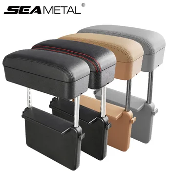 

Armrest Support Elbow Rest Pad Armrest Extender With Console Storage Organizer Adjustable Height Universal Fit for All Most Cars