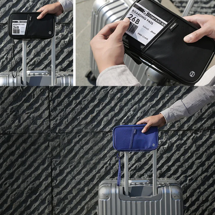 Многофункциональный дорожный Держатель для паспорта с RFID защитой Противоугонная Водонепроницаемая Портативная сумка для мобильного телефона посылка для карт