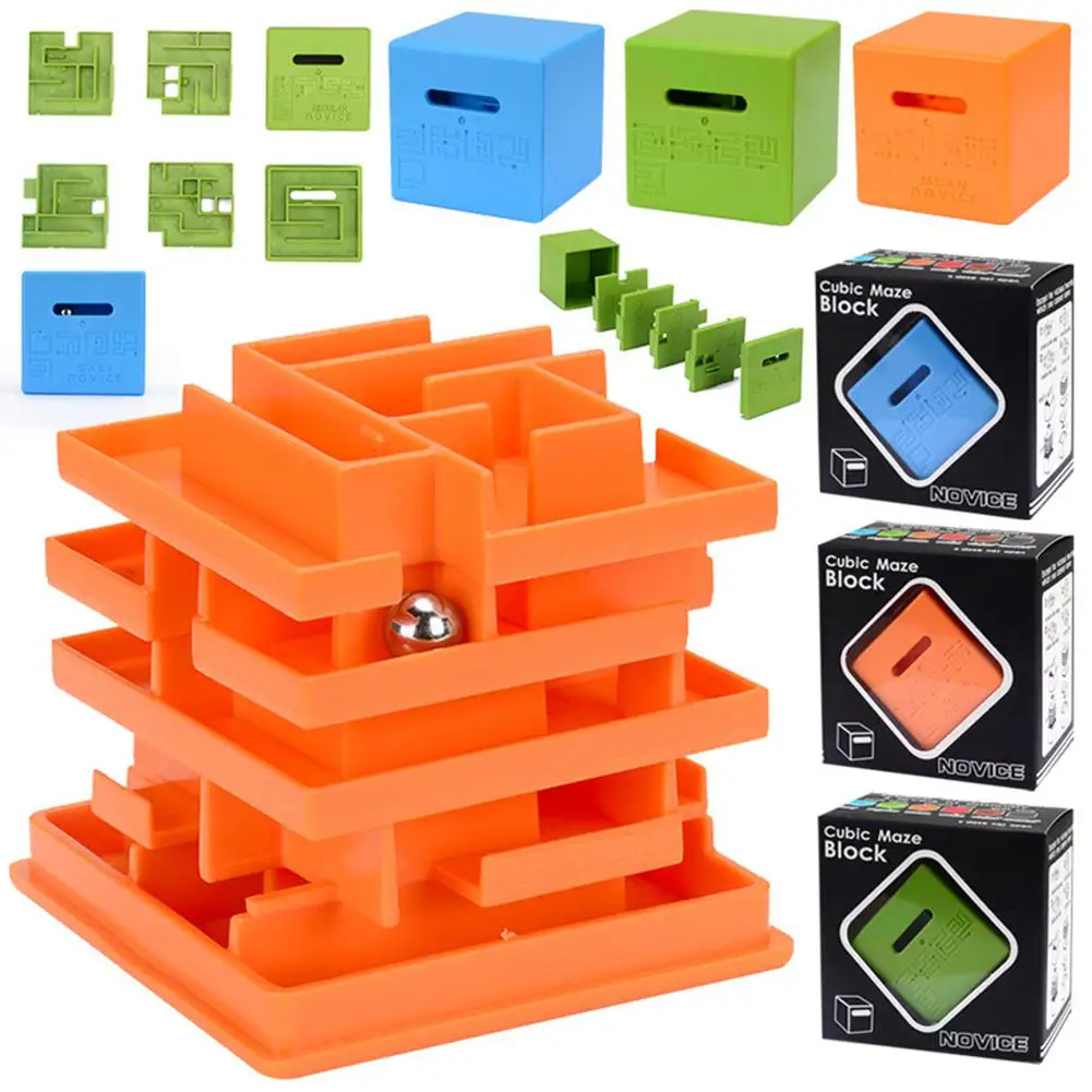 

Children Puzzle Early Educational Toys Beads Labyrinth Marbles Magic Cube Toy Decompression toy 3D maze Children Gift