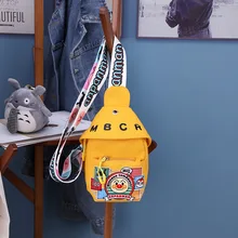 Waist Bag Women's Fanny Pack Cartoon Belt Bags Handy Packs Banana Chest Bag Female Hip Package Crossbody Purse Canvas Pouch