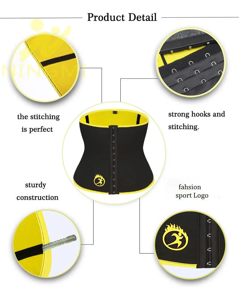 NINGMI Body Shapers тонкий талии тренажер для женское неопреновое сауна ремень сжигание жира пояс для корректирования талии пояса утягивающие Корректирующее белье