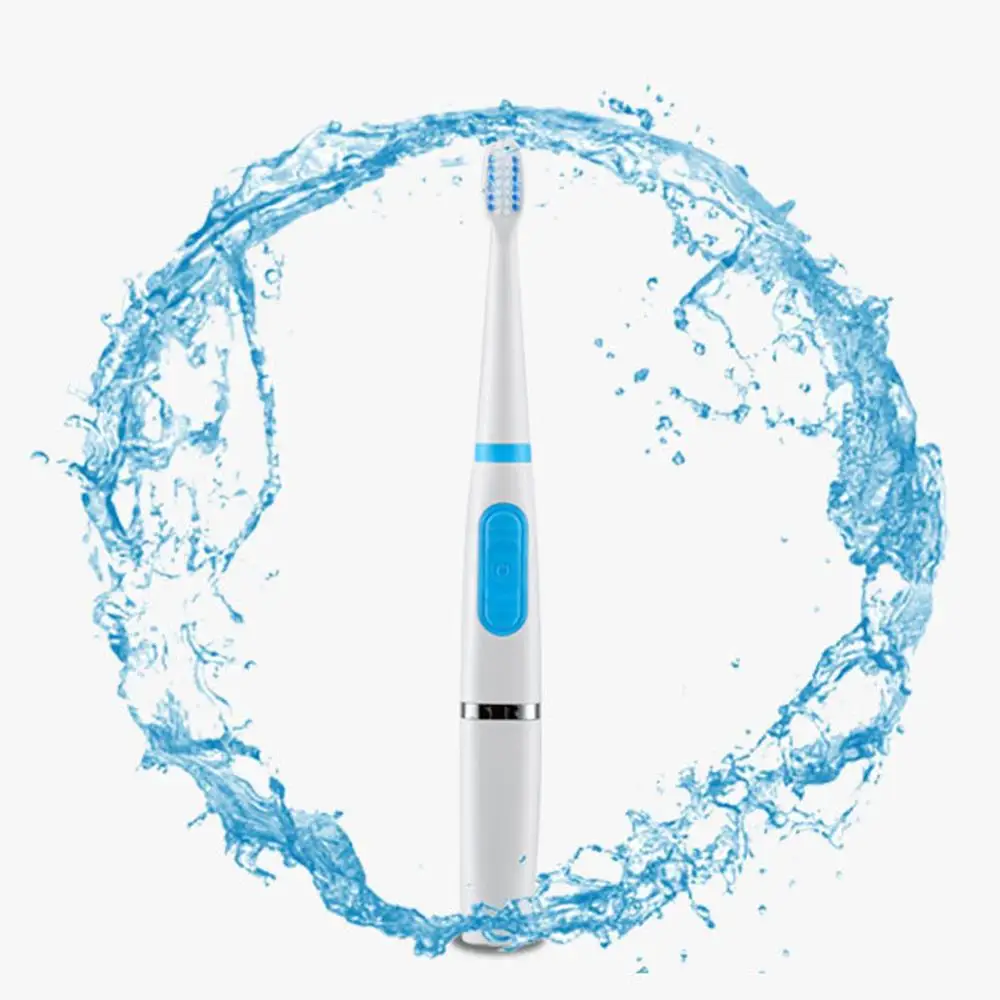 Ultrasonic Electric Toothbrush Automatic Soft-bristled Waterproof Oral Hygiene Teeth Whitening Clean With Replacement Heads