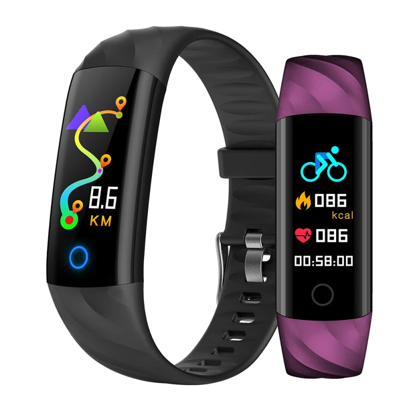 

S5 Smart Watch Blood Pressure Heart Rate Monitor Waterproof Sport Watch Activity Tracker Fitness Smart Bracelet Running Swimming