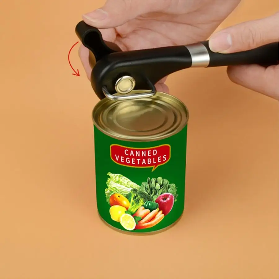 Нержавеющая сталь консервный нож Многофункциональный кухонный ручной