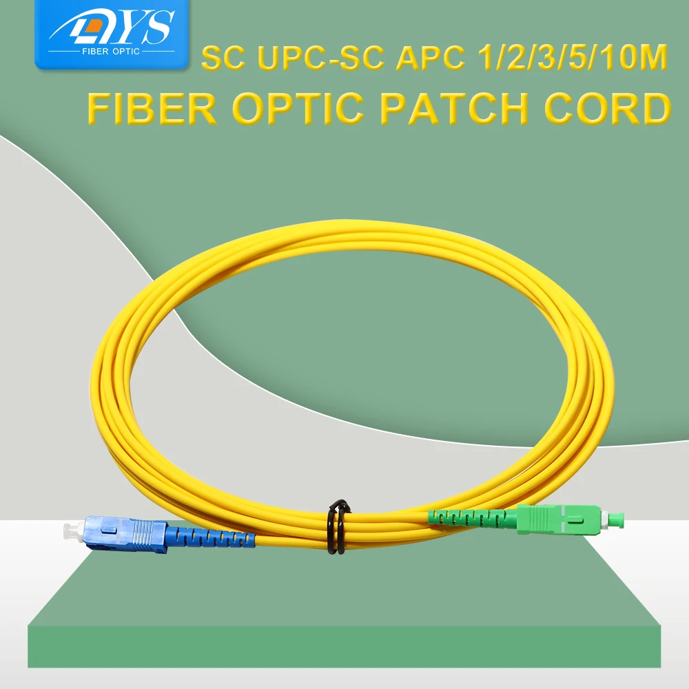 10 шт. SC APC-SC UPC Simplex SM 2 0 мм/3 мм соединительный кабель FTTH волоконно-оптический