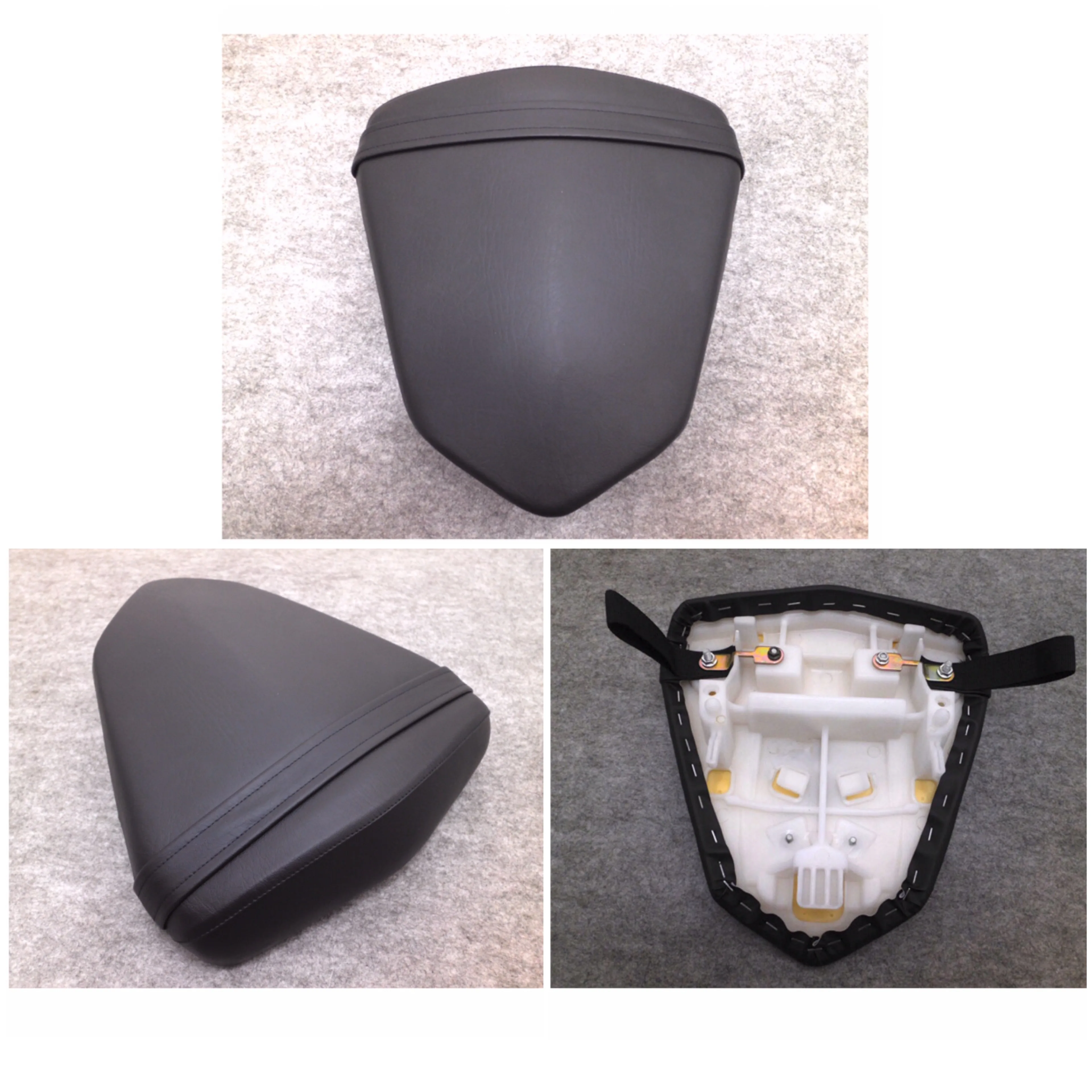 Мотоциклетная черная подушка заднего сиденья сумка для Yamaha YZF600 R6 06 07 2006 2007 заднее
