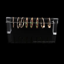 Высокое качество 30*3,5*9,5 см прозрачный браслет Displaty стойки часы показ Стенд Браслет держатель ювелирных изделий витрина