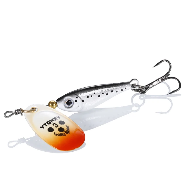 1PCS Rotating Sequins Metal VIB Vibration Bait Spinner Spoon Fishing Lures 11g15g 20g Jigs Trout Fishing Hard Baits Tackle Pesca white