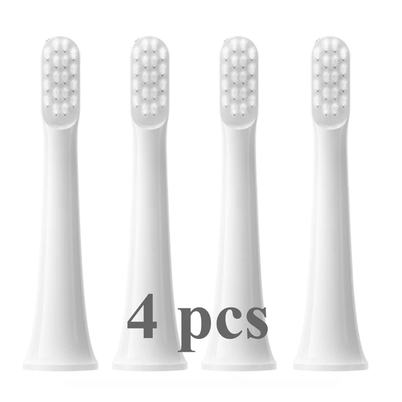 4 шт. сменные головки для Xiao mi jia T100 mi умная электрическая зубная щетка для чистки и отбеливания здоровья - Цвет: 4PCS