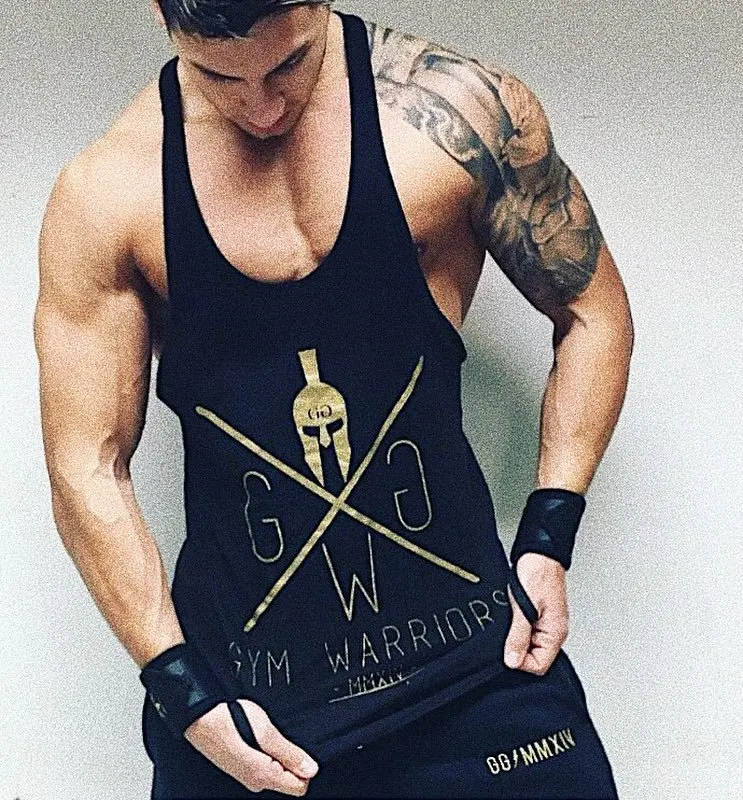 Muscle Dr. Brothers мужские новые стильные эластичные облегающие спортивные повседневные модные европейские и американские хлопковые жилеты