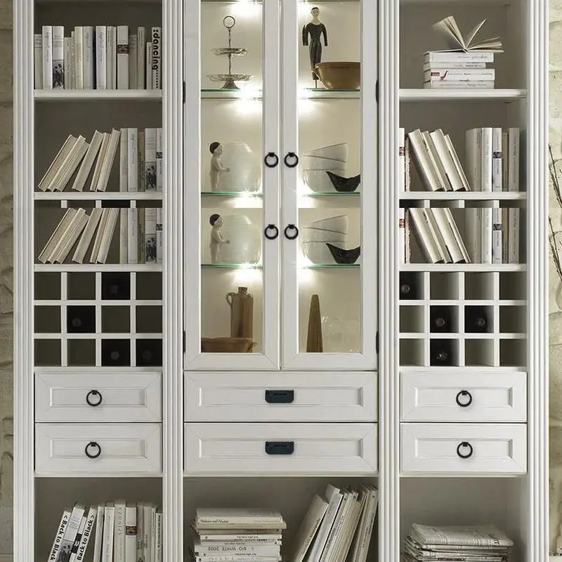 Современные Черные дверные ручки и кухонные для шкафа выдвижного ящика