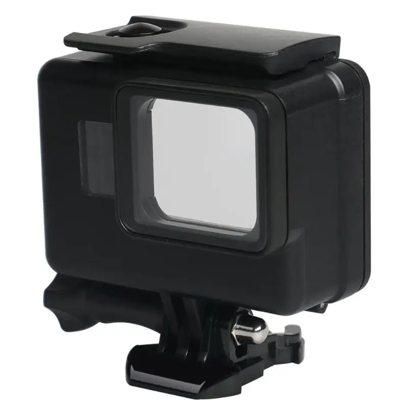 Черный водонепроницаемый чехол, противотуманные вставки для GoPro Hero 5 6 7, черные аксессуары с лучшей пропускаемостью, Легкая очистка, Прямая поставка