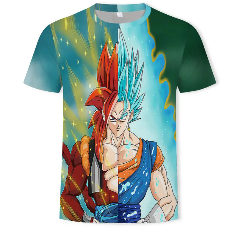 Футболка Dragon Ball DBZ Bulma Super Saiyan vegeta 3D для мужчин и женщин, аниме, Детская футболка Goku Goten Gohan, Harajuku Lonzo Ball, футболки - Цвет: T168....