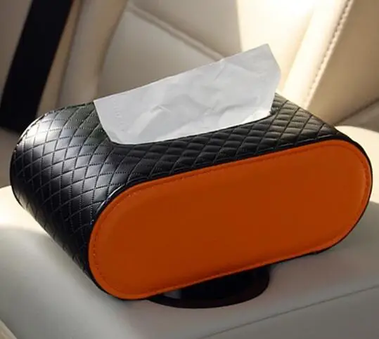 Автомобильная салфетница бумажная салфетка коробка Авто отделение для солнцезащитной шторки коробки микрофибра кожа подлокотник держатели для туалетной бумаги