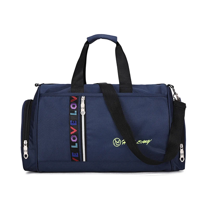 Blue Travel bag Модная женская Дорожная сумка на выходные, органайзер, Большая вместительная сумка для путешествий, женская сумка на плечо, ручная сумка для хранения багажа, большая сумка - Цвет: Blue Travel bag