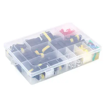 

240pcs 1-6pin Electrical Terminal Wire Connector Fuse Assortment Parts Set Kit