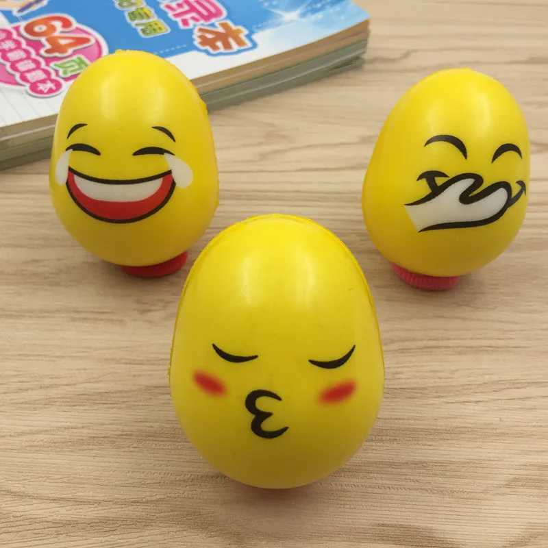 Игрушка-неваляшка, развивающие игрушки для малышей, милое яйцо, мимика, посылка, новинка, игрушка, стойло