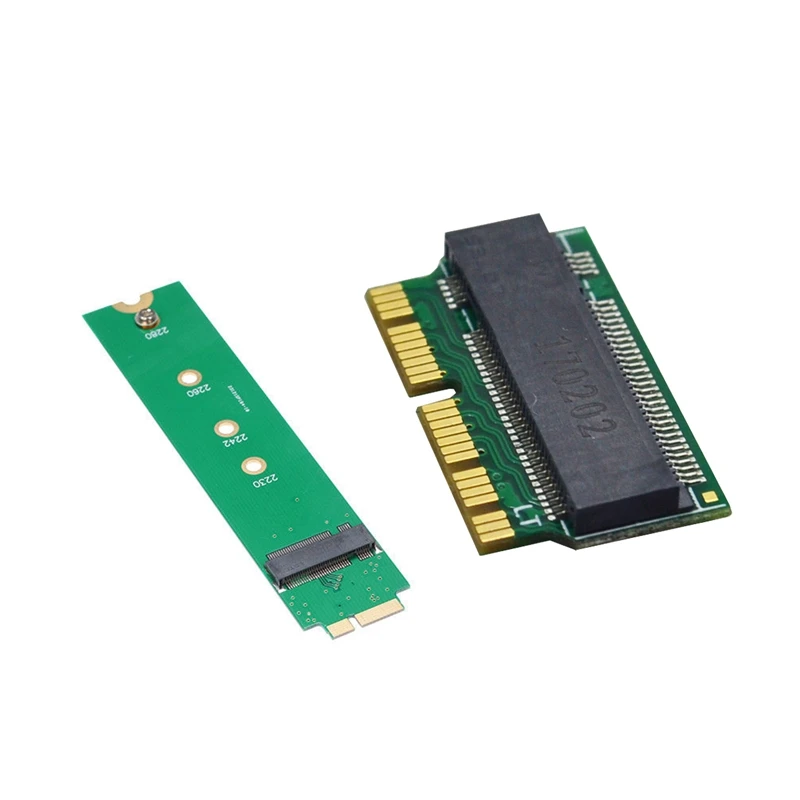 

2 Pcs Convert Card: 1 Pcs 12 & 16 Pin Ngff M.2 Nvme Ssd Convert Card Adapter Card & 1 Pcs M.2 Ngff Ssd to A1369 A1370 Converter