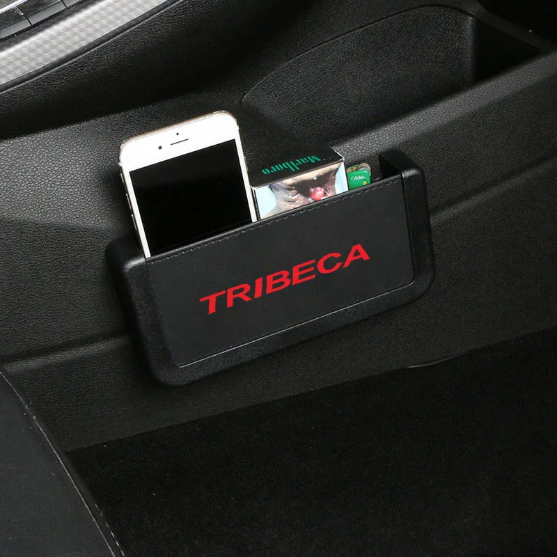 Автомобильный ящик для хранения для Subaru Tribeca, автомобильная сумка для хранения из искусственной кожи, коробка-Органайзер