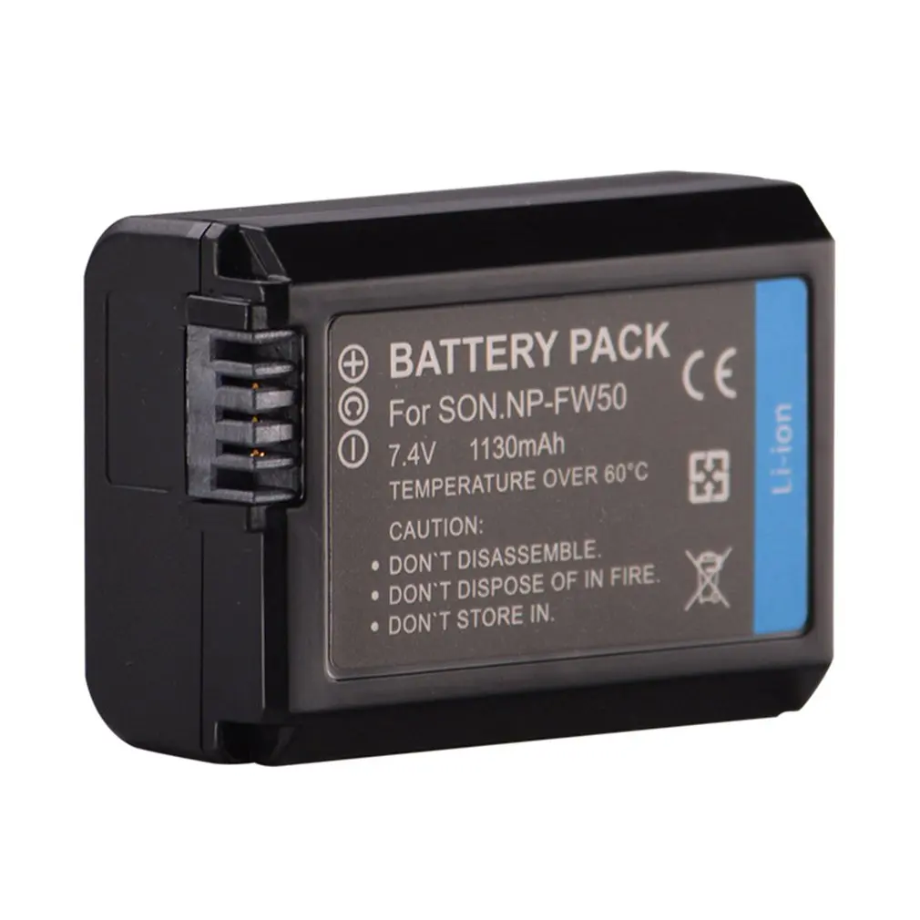 NP-FW50 1130mAh черный литий-ионный аккумулятор для камеры sony запасная замена безопасный Стабильный Прочный Высокое качество
