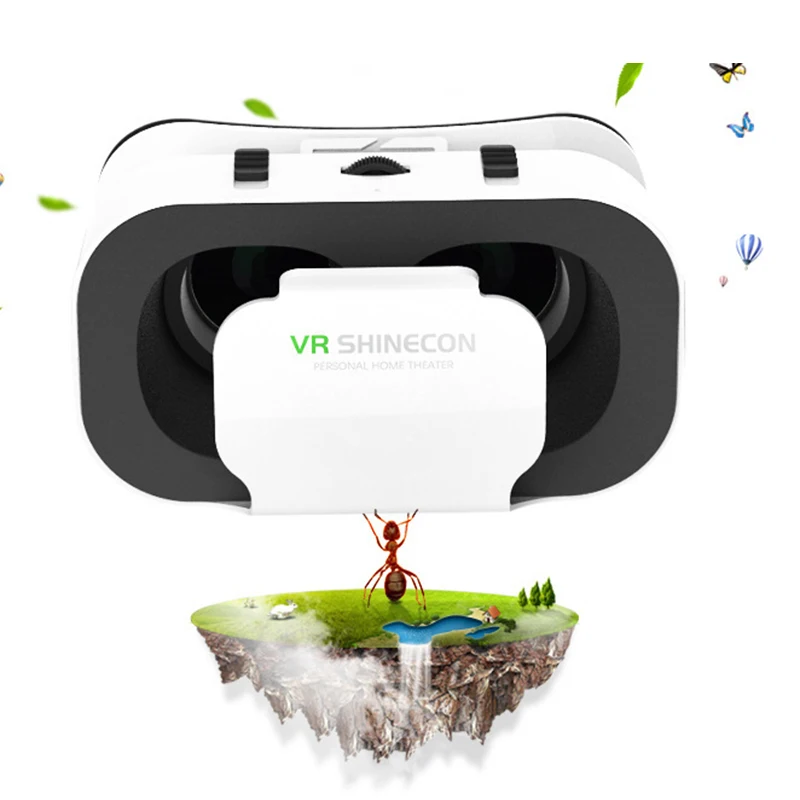 VR Shinecon 5th Generations VR Glasses 3D Virtual Reality Glasses Lightweight Portable Reality VR Glasses Headset StereoVR Shinecon 5th Generations VR Glasses 3D Virtual Reality Glasses Lightweight Portable Reality VR Glasses Headset Stereo