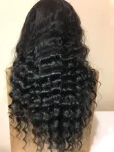 Lumiere-mechones de cabello humano mechones de cabello suelto de ondas profundas con cierre y 3/4 mechones 100% cabello humano para mujer negra, cabello Remy