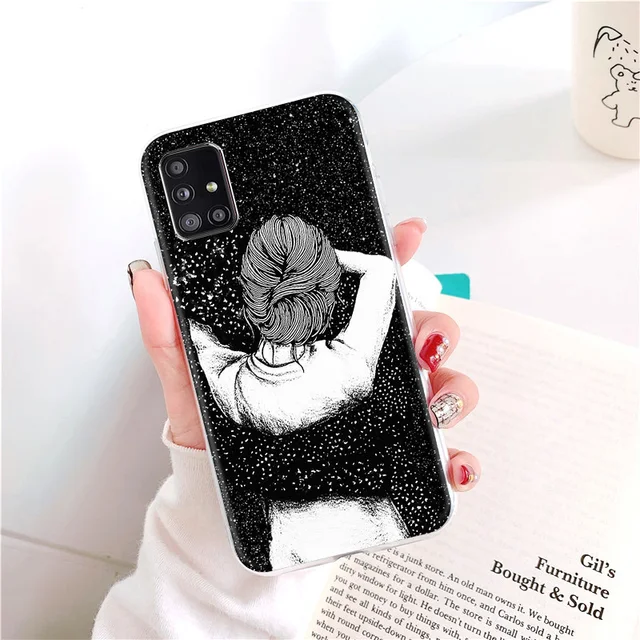 For Samsung A32 Case For Samsung Galaxy A12 A21S A52 A72 A51 A71 Flamingo Soft TPU Silicone 4G 5G A325F A326B Back Cover Fundas J109