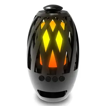 

Bluetooth Speaker Portable Mini Wireless Speakers with LED Flame Light Stereo Bass Speaker Outdoor for cell phone pc laptop