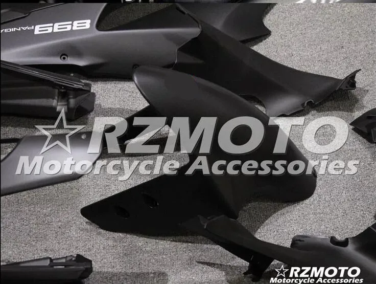 Мотоциклетный обтекатель abs подходит для поездок на мотоцикле Ducati 899 1199 Panigale 2012 2013 корпусные детали пресс-форм черный Магазин № 0101
