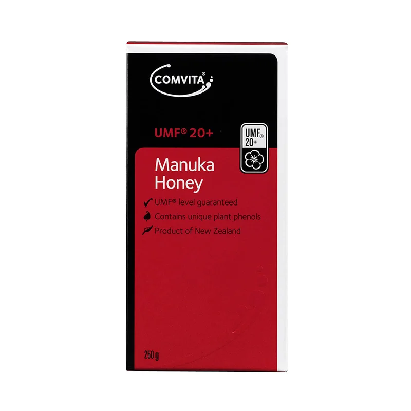 Новой Зеландии Comvita мед manuka UMF20+ 250g для желудочно-кишечного иммунной здоровья дыхательных путей Системы кашля успокоить от кашля в горле