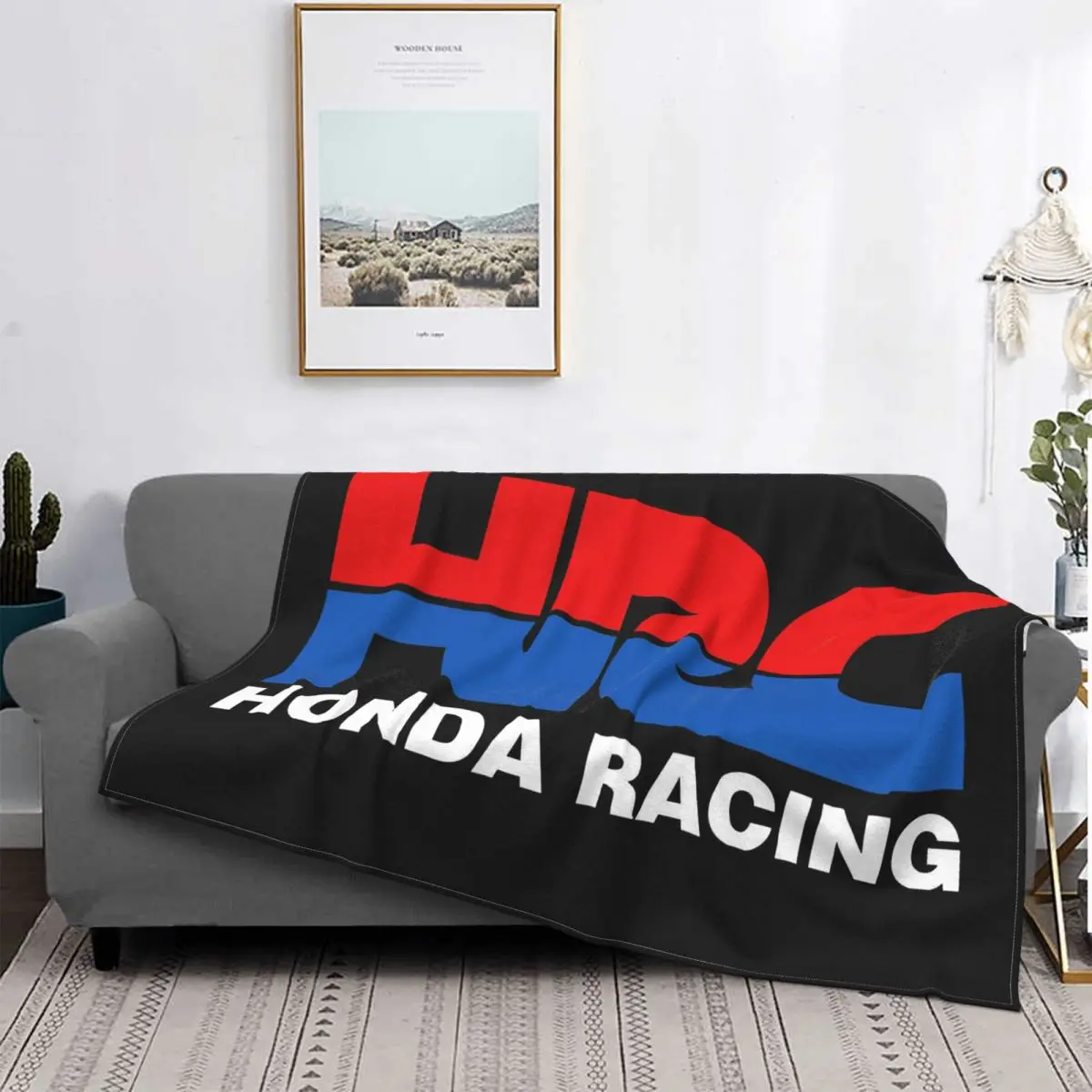 

Hrc Honda Racing Logo Motorcycle Motorbike Rider For Men Female Comfortable Slim Fit Cute Flannel Blanket