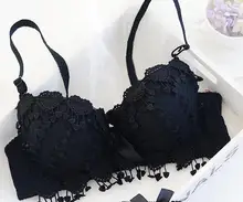  Floral lace comfort fit underwear convertible double straps bra sexy women 3/4 cup bras female brassiere padded bra 
