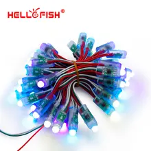 

Hello Fish 12mm WS2811 Full Color Pixel Module DC5V IP68 Waterproof Point Lights For Advertisement 50pcs/ lot Free Shipping