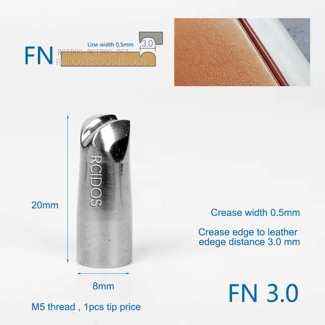 Electric leather edge creasing machine /& tips Accurate temperature control