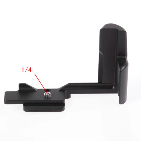 L-Shaped Quick Release Plate Bracket Hand Grip 1/4 Srew Hole for Canon EOS-M ILC Camera
