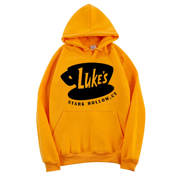 Luke's Stars полые женские толстовки Gilmore девушки Забавный свитер осень зима с длинным рукавом капюшоном Графический джемпер дропшиппинг