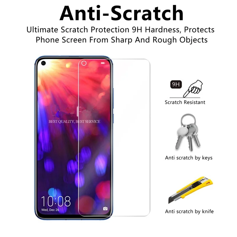 Закаленное стекло на для Honor View 20 защитное стекло на экран телефона безопасность Tremp для Huawei Honor Hono V20 V 20 6,4 9h