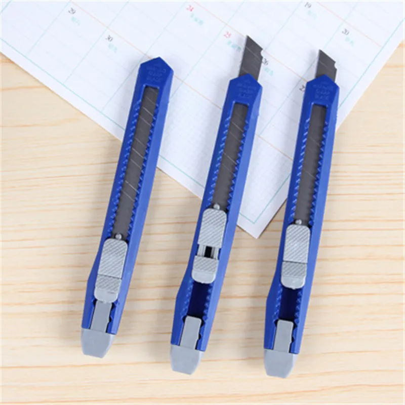 

Deli Mini Colored Utility Knife Pocket Retractable Paper Box Art Cutter Letter Opener For Homemade Kids Gift Kawaii Stationery