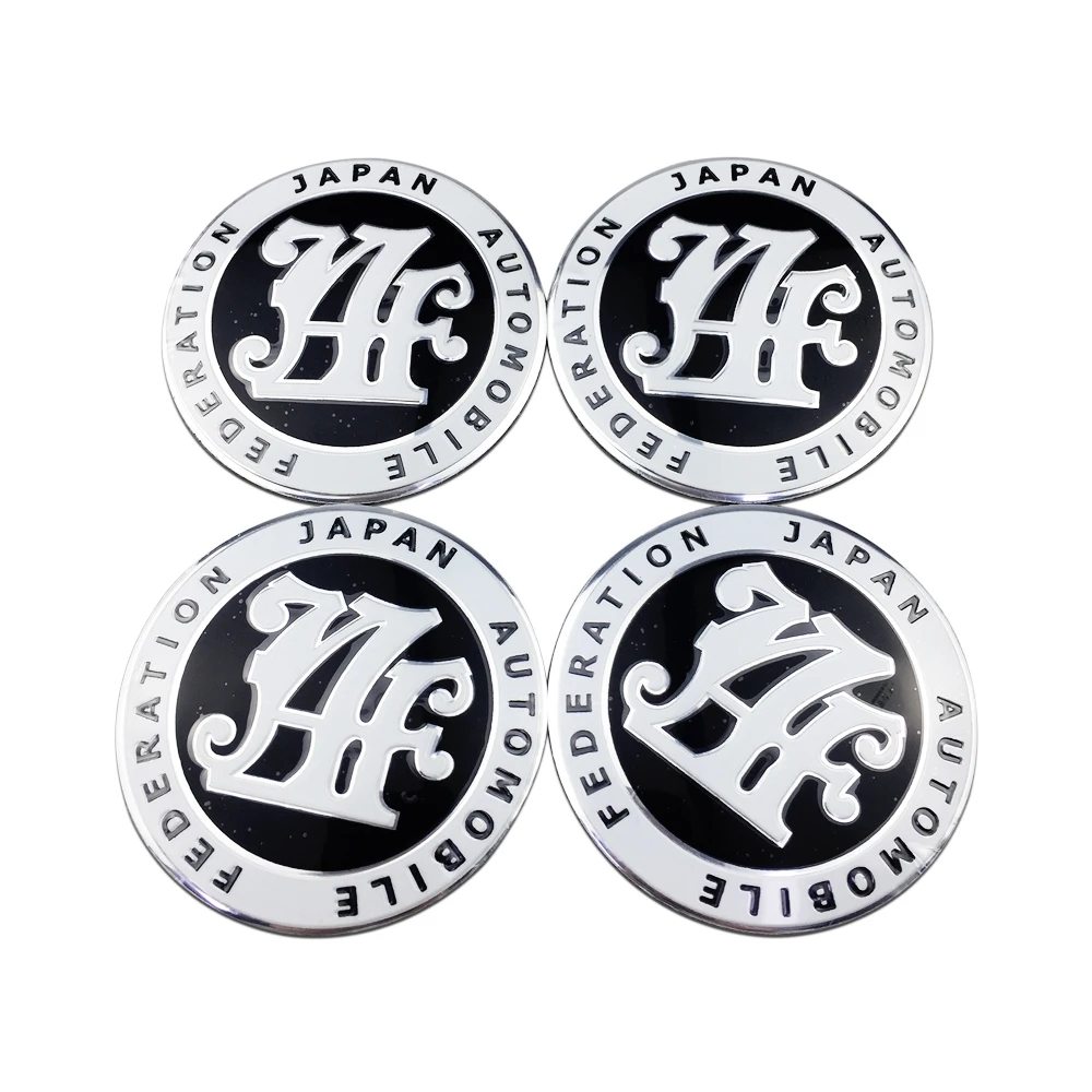 Pneumatici Per Lo Styling Automatico Jdm Emblem Car Wheel Center Hub Cap Cover Sticker Per Toyota Corolla Hyundai Honda Mitsubishi Volkswagen Polo