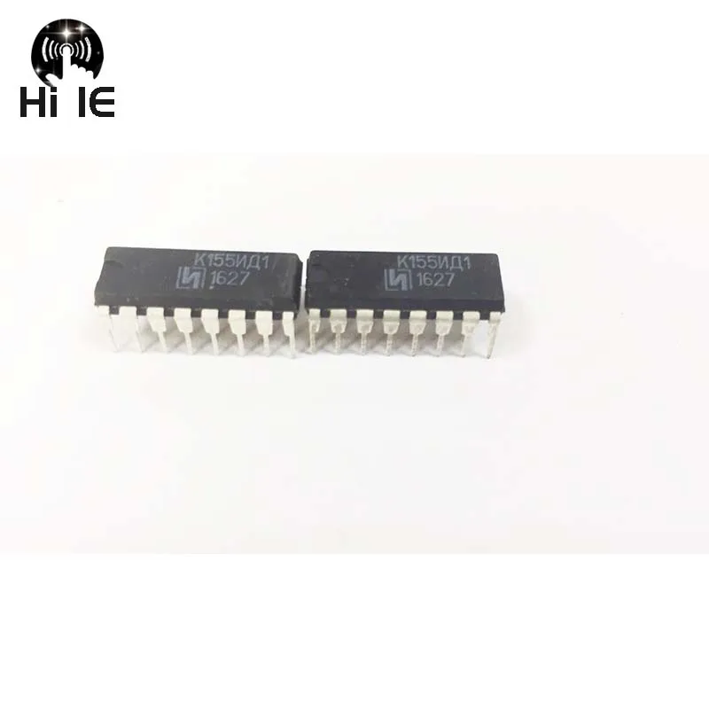 K155ID1 K155 DIP16 Glow Digital Tubes Clock Driver IC Chip Decimal BCD Nixie Clock 1PCS