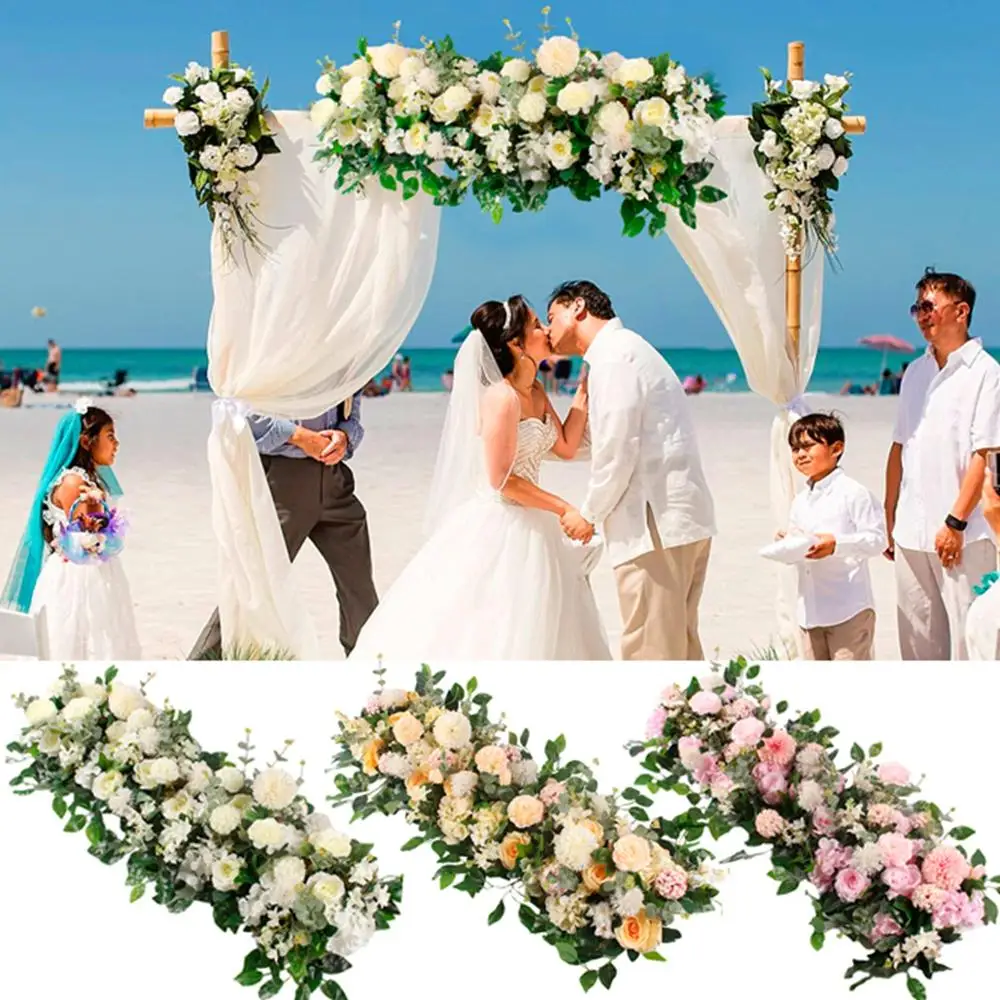 

Roses Artificial Flowers Row High Quality Wedding Flower Wall Backdrop flores Artificiais Silk Flowers for A Wedding Home Decor