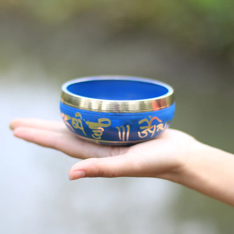 Singing Bowl Buddhism Home Decoration Nepal Chakra Meditation Tibetan Buddhism Yoga Healing Relaxation Low Frequency Sound Deep 4