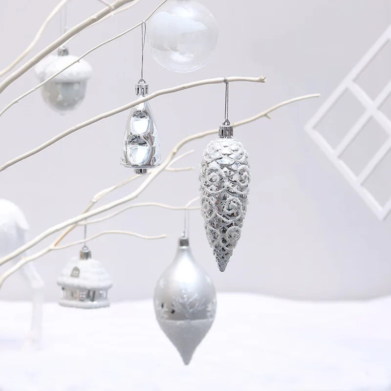 Navidad деревянные елочные украшения Рождественские украшения для дома годовые украшения