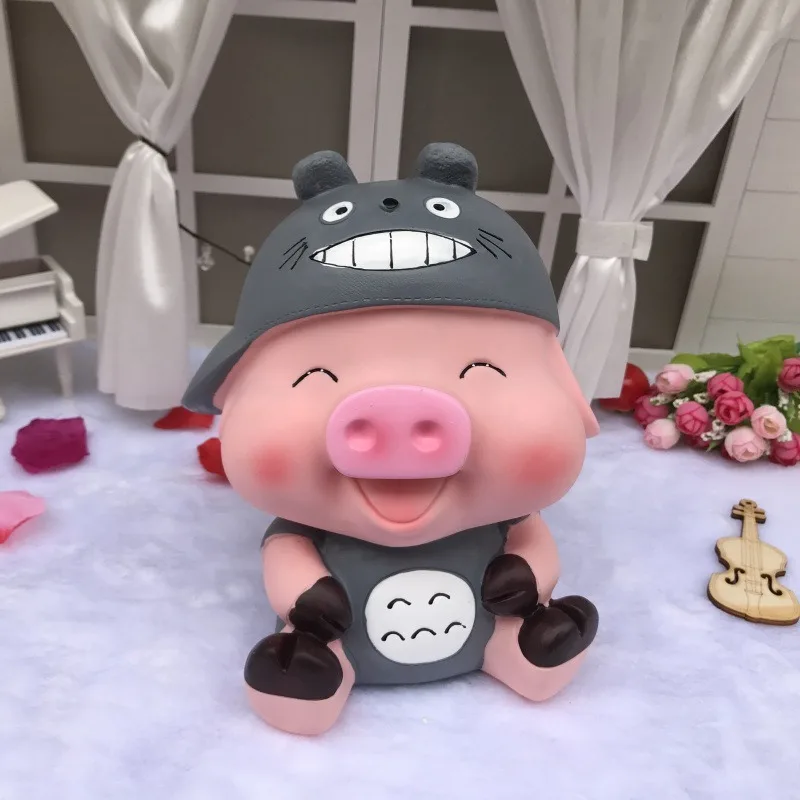 

Creative Cute Cartoon Pig Piggy Bank Large Mcdullah Cat Pig Piggy Bank Children's Day Gift Home Decoration Storage Box Coin Box