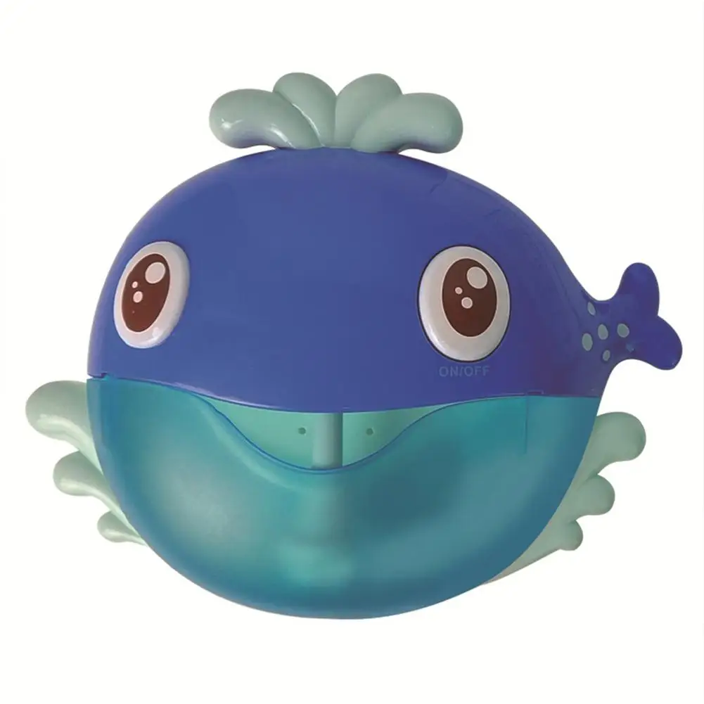 

None Baby Bubble Machine Music Bathing Companion Electric Bubble Machine Toy Whale Bubble Machine Music Bathing Bath Companion
