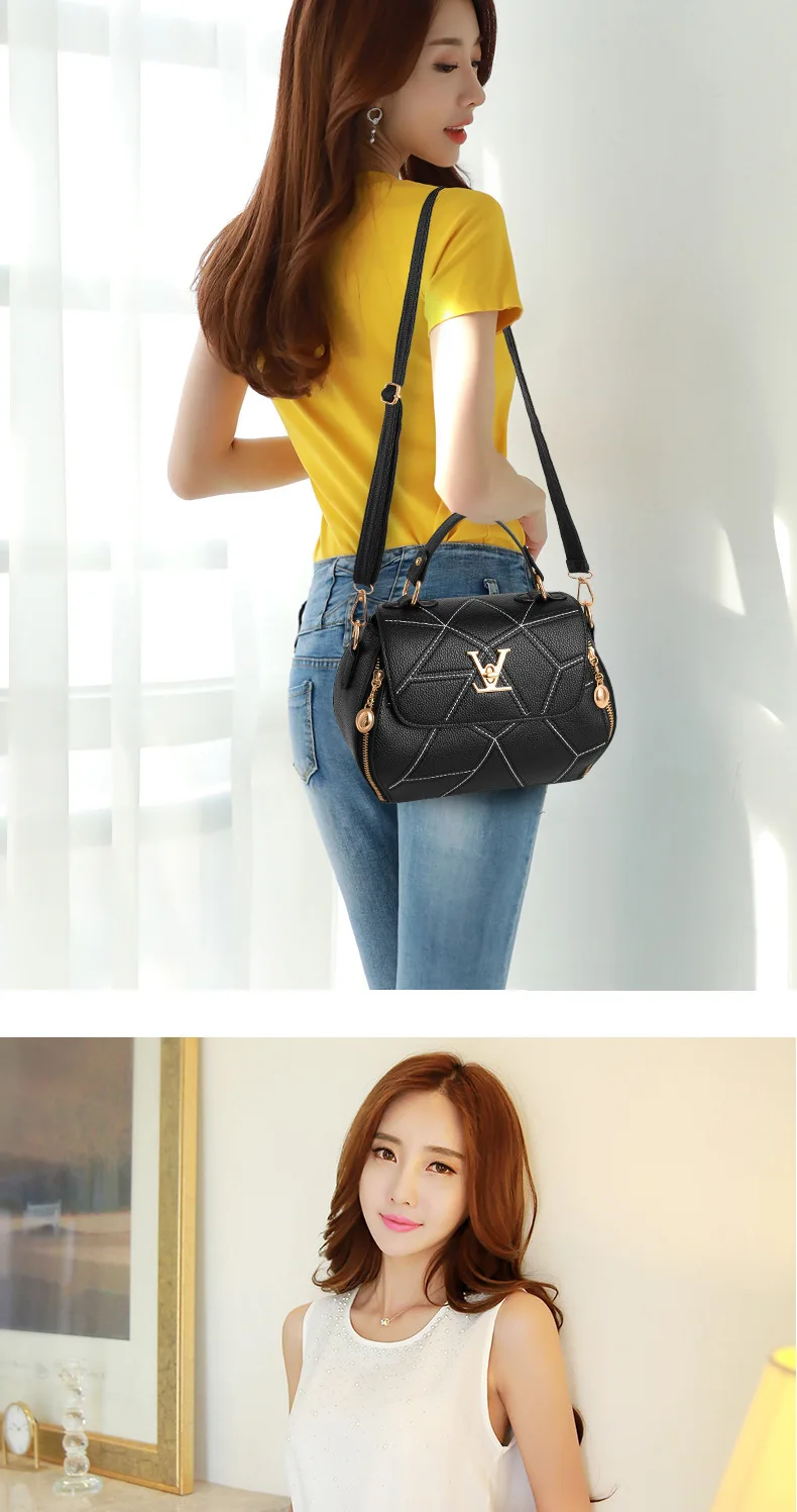 Fashion Women's Luxury Leather Clutch Bag Sac A Main Femme Famous Tote Bag Designer Ladies Handbags Brand Women Messenger Bags