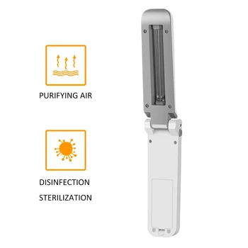 

2020 USB Power UV Disinfection Light Battery Germicidal Sterilization Lamp Hotel Home Travel Ultraviolet Disinfection Lamp